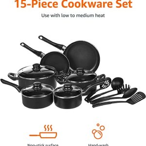 Amazon Basics Non-Stick Cookware Set